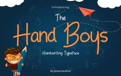Hand Boys Handwritten Font