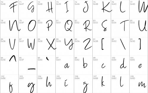 Hand Note Font