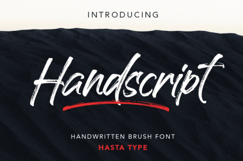 Handscript Brush Font