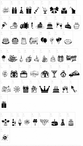 Happy Birthday Font