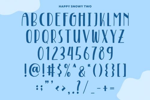 Happy Snowy Display Font