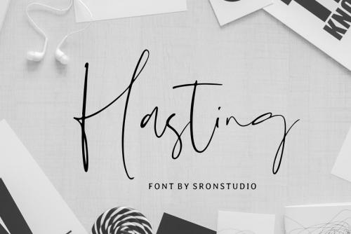 Hasting Script Font