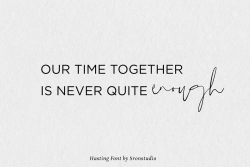 Hasting Script Font