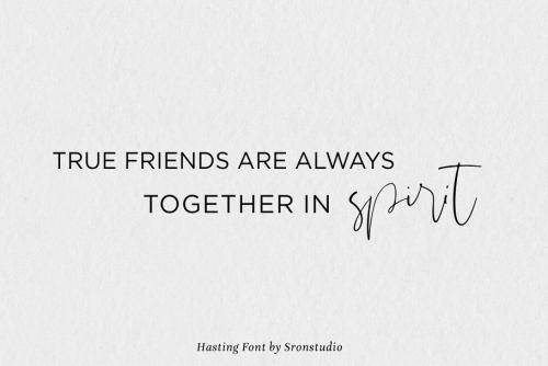 Hasting Script Font