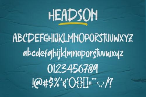 Headson Display Font