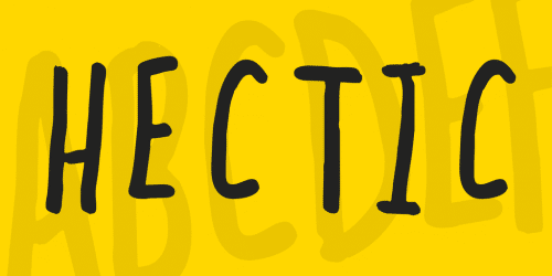 Hectic Font