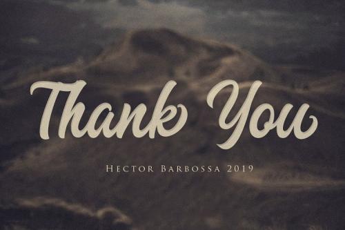 Hector Barbossa Script Font