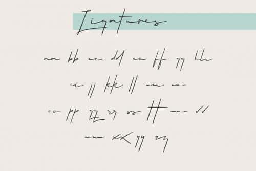 Hellios Signature Font