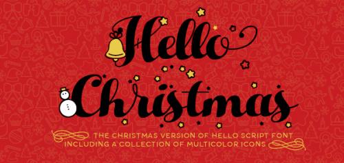 Hello Christmas Script Font