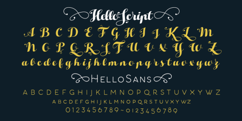 Hello Script Font