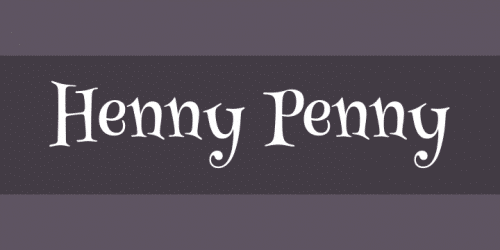 Henny Penny Font Family