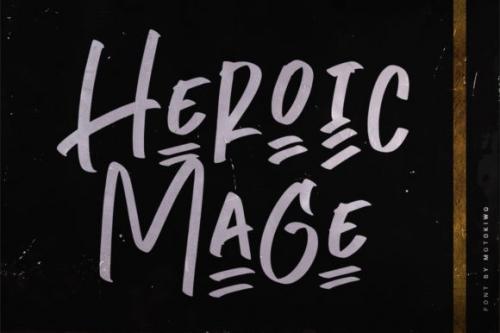 Heroic Mage Handwritten Font