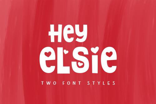 Hey Elsie Cute Font