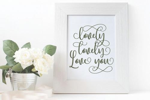 Hi Virginia Calligraphy Font