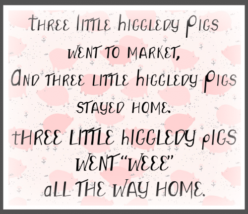 Higgledy Pigs Big Font