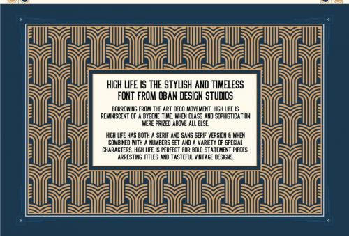 High Life Serif Font Free