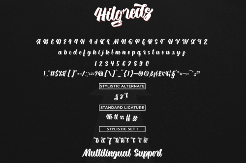 Hilgreds Script Font