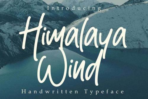 Himalaya Wind Font