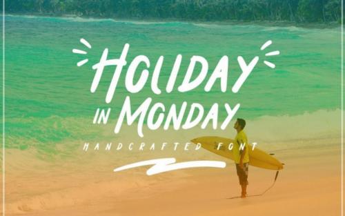 Holiday In Monday Font