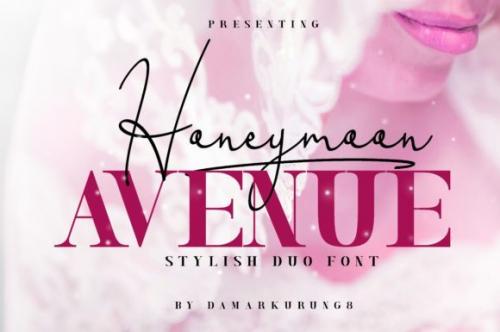 Honeymoon Avenue Script Font