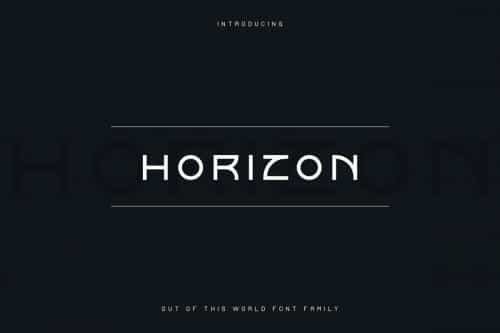 Horizon Font