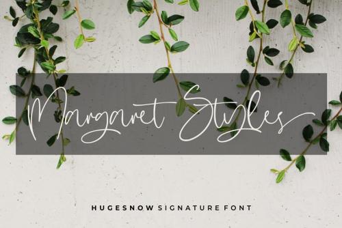 Hugesnow Signature Font