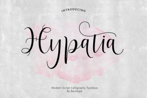 Hypatia Calligraphy Font