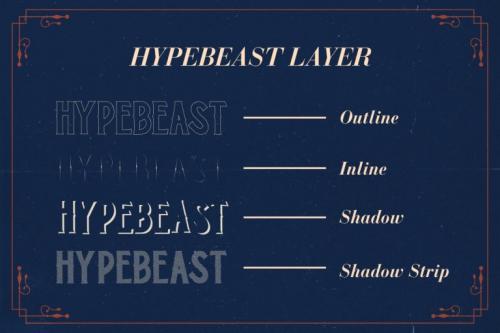 Hypebeast Display Font