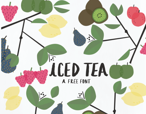 Iced Tea Font
