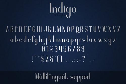 Indigo Typeface
