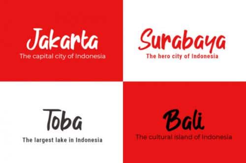 Indonesia Merdeka Font