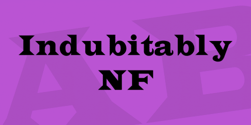 Indubitably NF Font