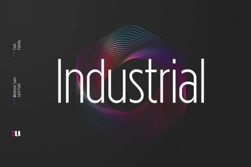 Industrial Sans Font Family
