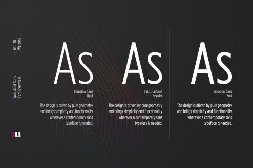 Industrial Sans Font Family