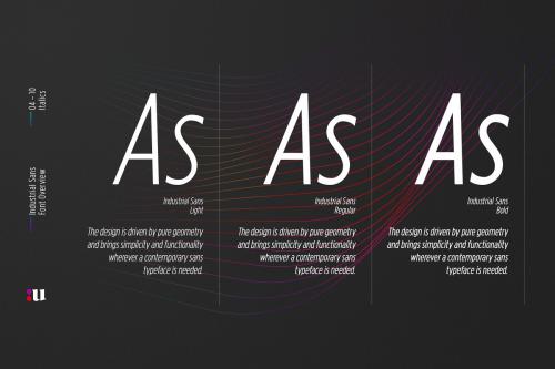 Industrial Sans Font Family