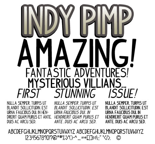 Indy Pimp Font