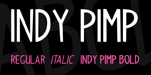 Indy Pimp Font