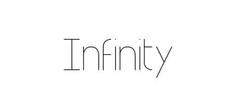 Infinity Font