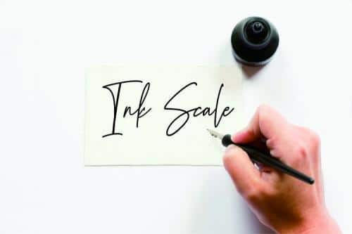 Ink Scale Handwritten Font