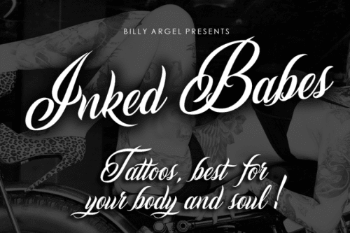 Inked Babes Script Font