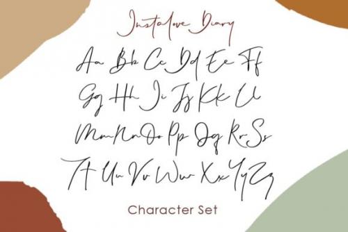 Instalove Diary Handwritten Font
