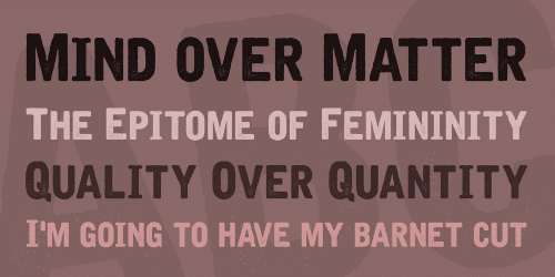Iron And Brine Font
