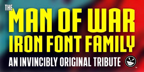 Iron Man Of War Font
