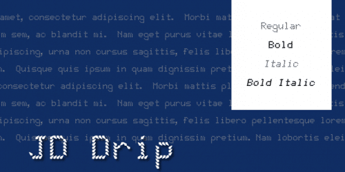 JD Drip Font