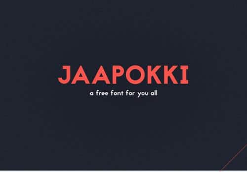 Jaapokki Typeface
