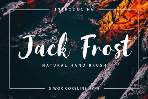 Jack Frost Brush Font Free Download