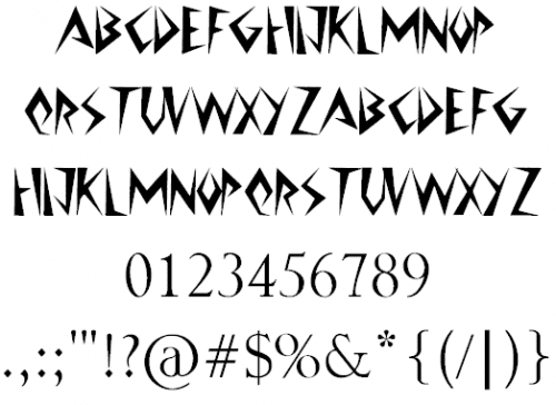 Jazzy Caveman Font