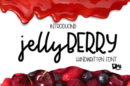 Jelly Berry Handwritten Font