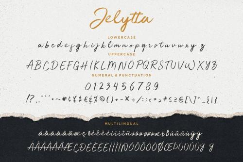 Jelytta Script Font