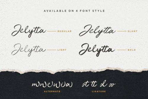 Jelytta Script Font